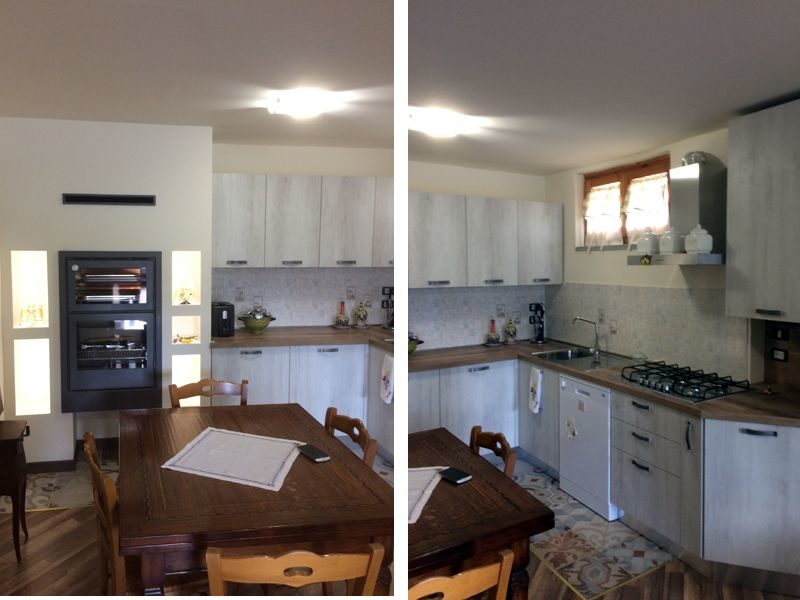Cucina componibile - A casa dei Serena del Pia