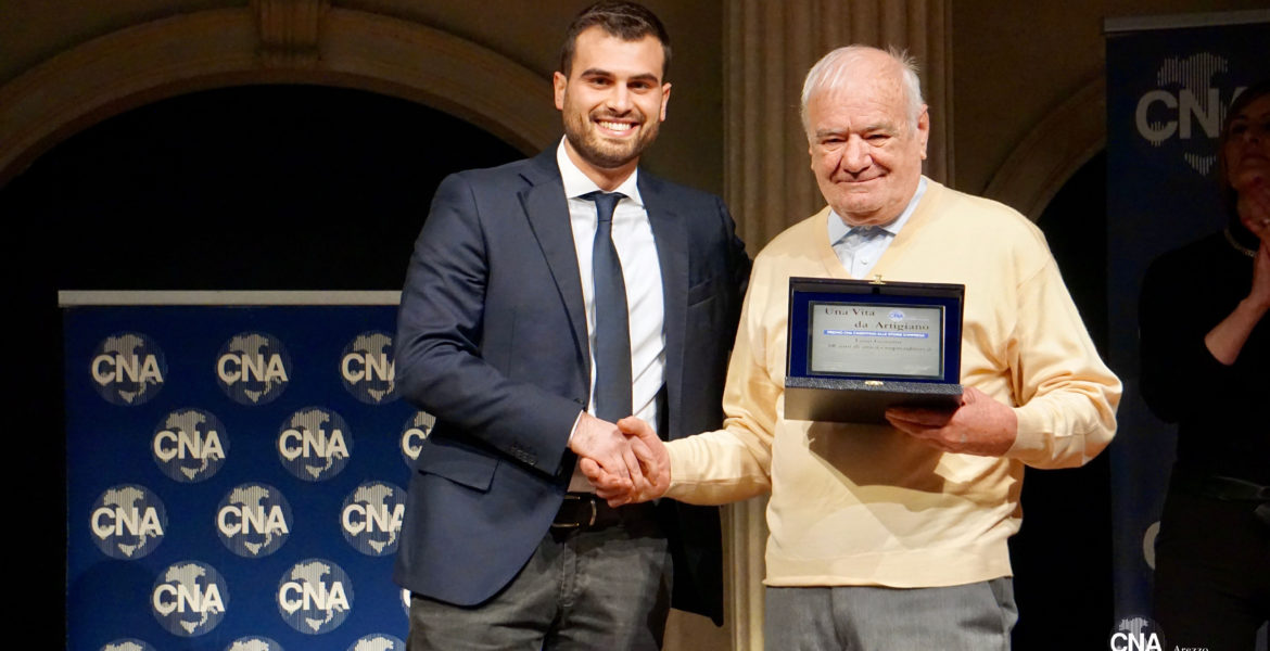 Premio da parte di CNA al socio fondatore Luigi di Giannini Cucine
