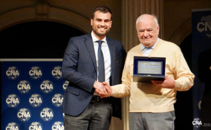 Premio da parte di CNA al socio fondatore Luigi di Giannini Cucine